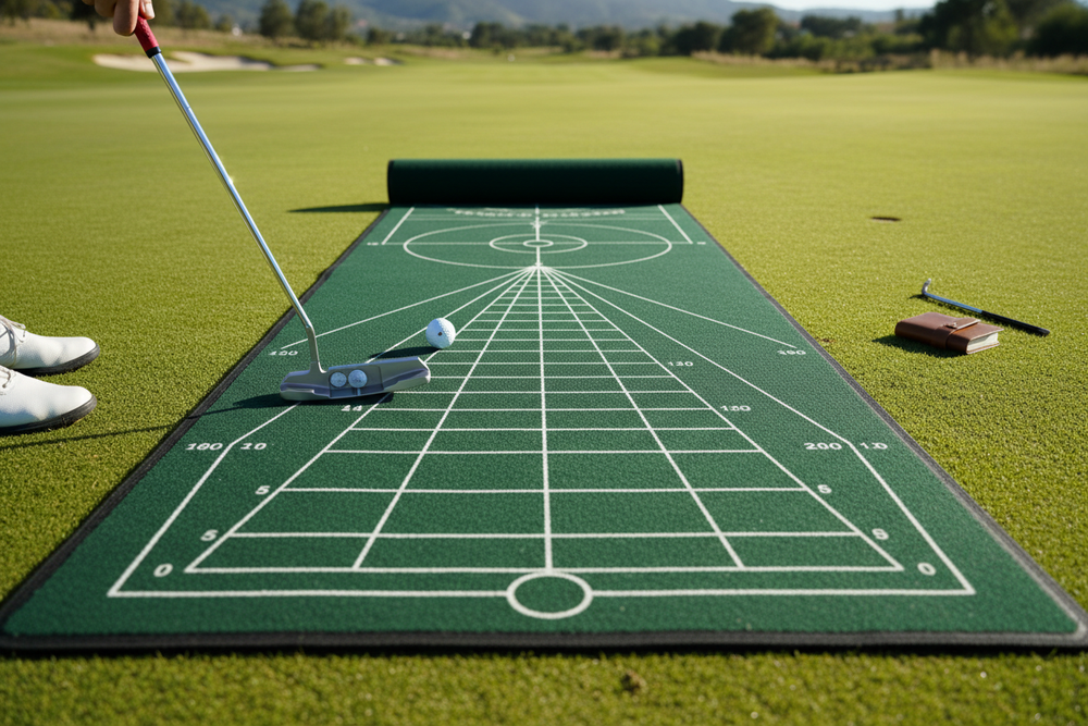 Precision Alignment Putter Mat - Lifestyle